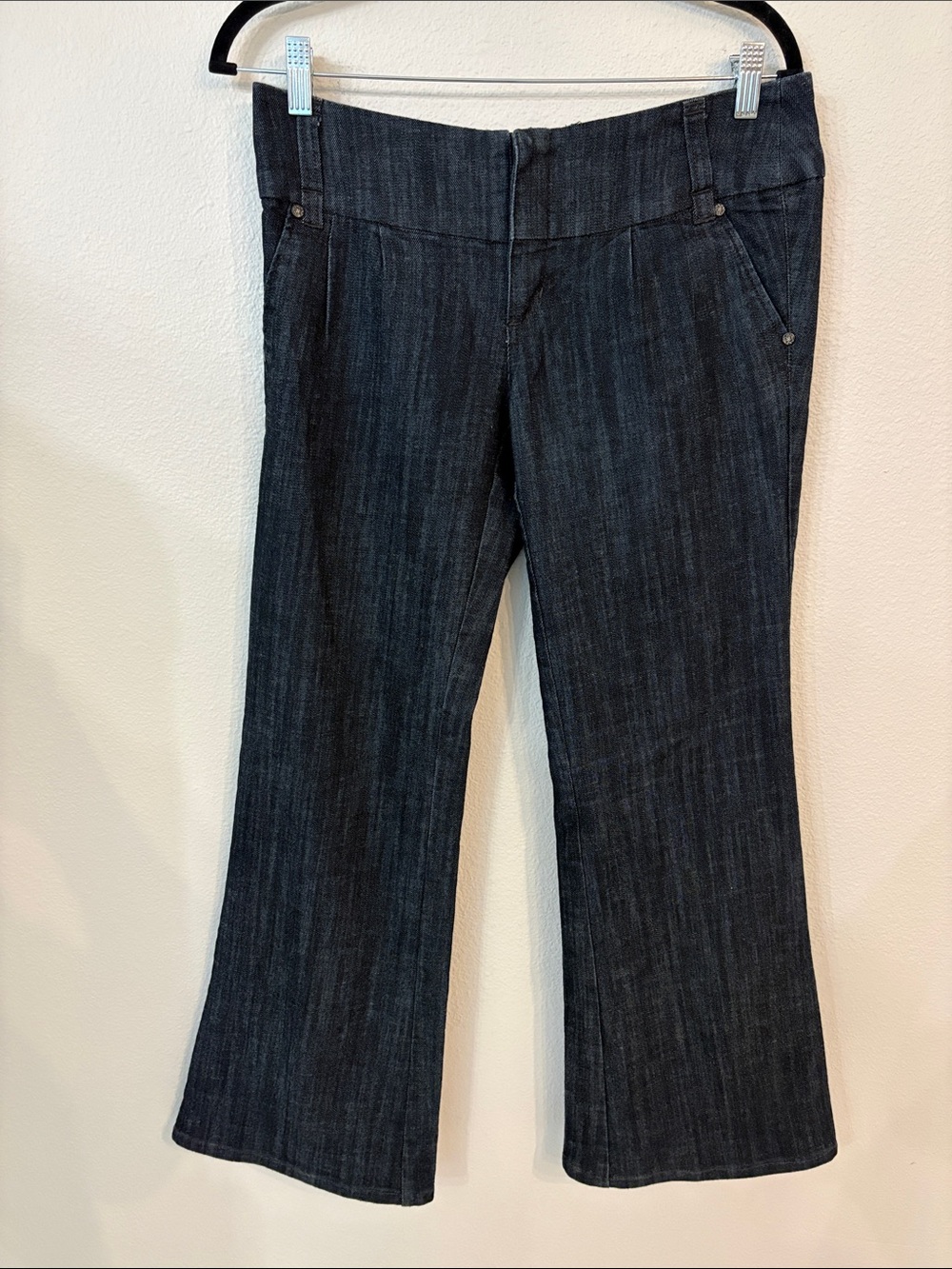 BoomBoom Jeans Dark Indigo Flare Jeans for Women - Wide Leg Denim